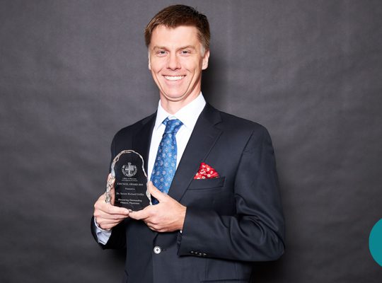Dr. Steven Griffin, Council Award recipient