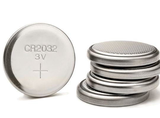 Photo of button batteries