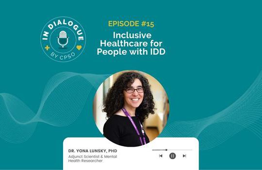 ‘In Dialogue’ Episode 15: Dr. Yona Lunsky