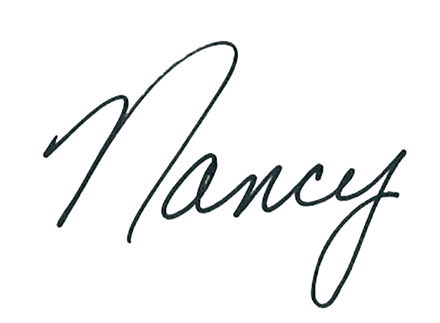 Nancy's signature