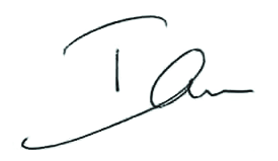 Ian's signature